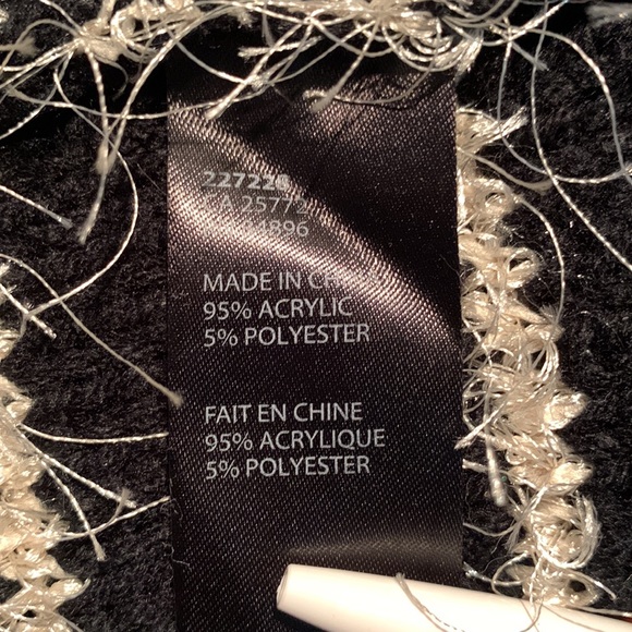 DEX open cardigan eyelash knit 3/4 sleeve soft - Picture 7 of 10